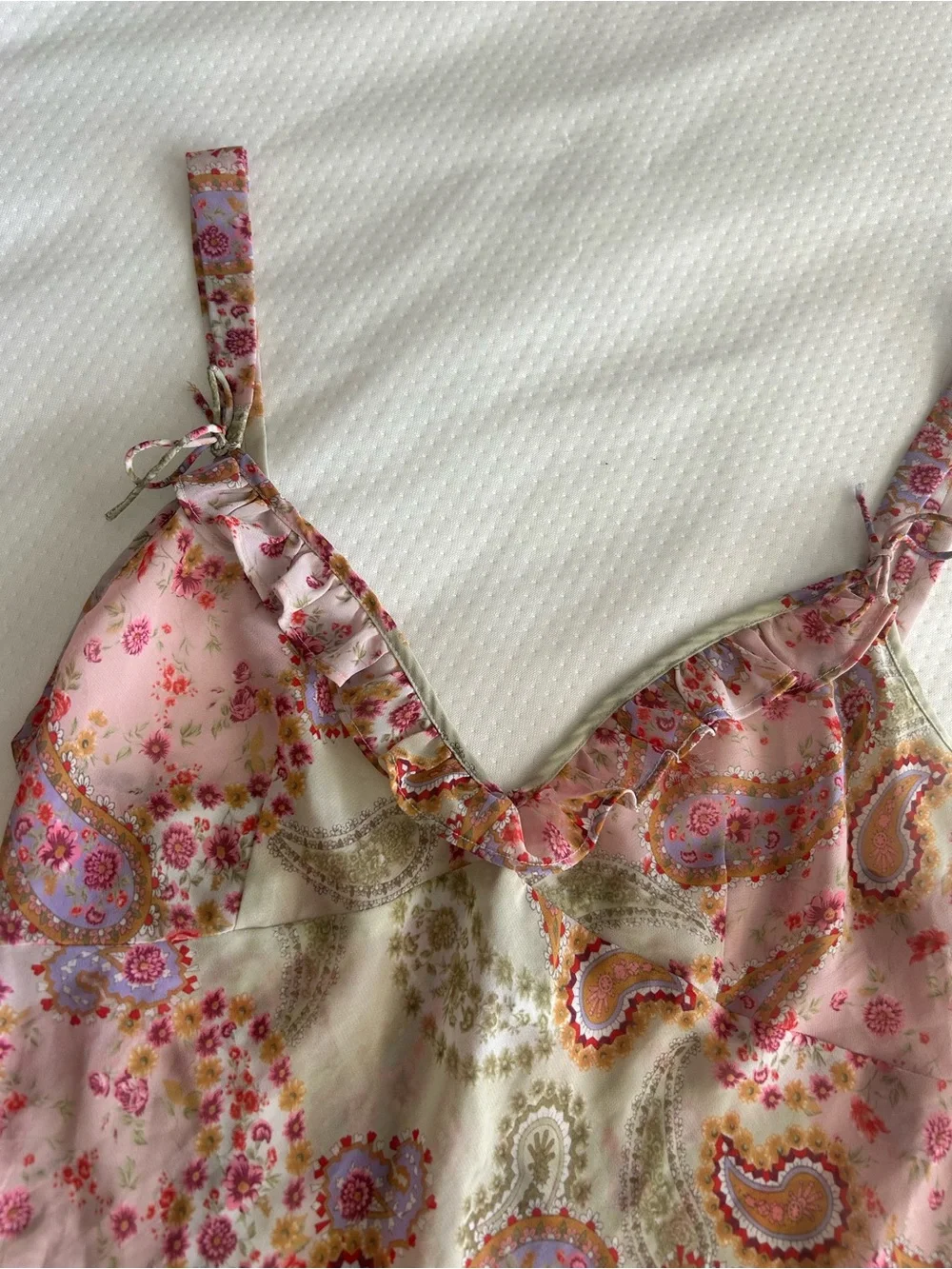 Vintage Floral Paisley Print Slip - Ivy & Annabelle Intimates - Picture 2 of 10